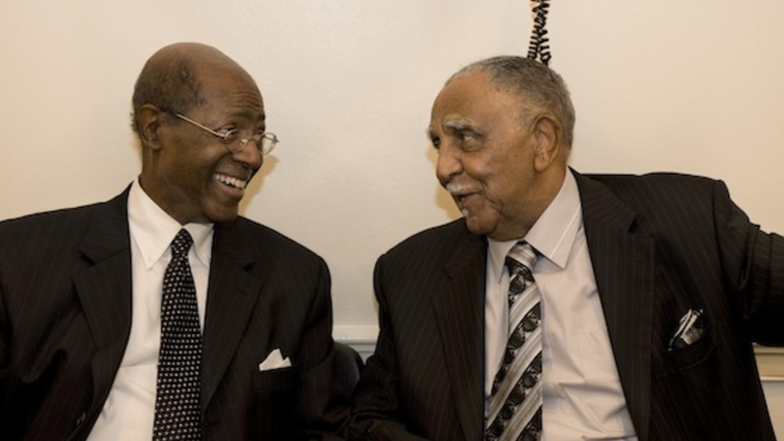 Photo of Dr. Ron Walters & Rev. Joseph Lowry